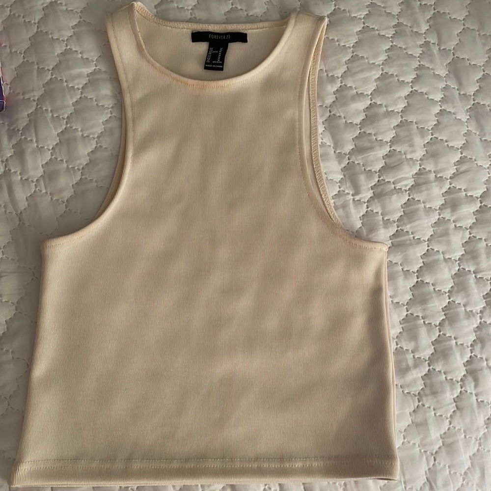 Forever 21 basic cream top